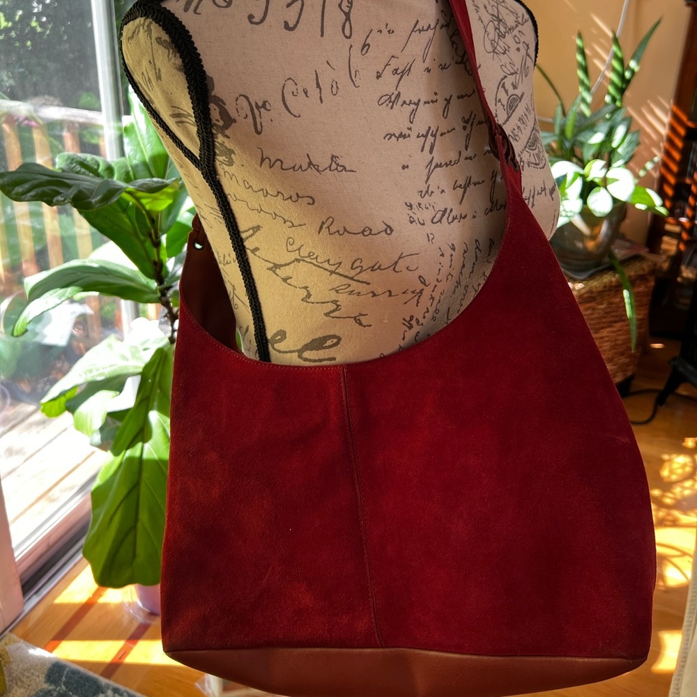 Arcadia Red leather bag made in Italy